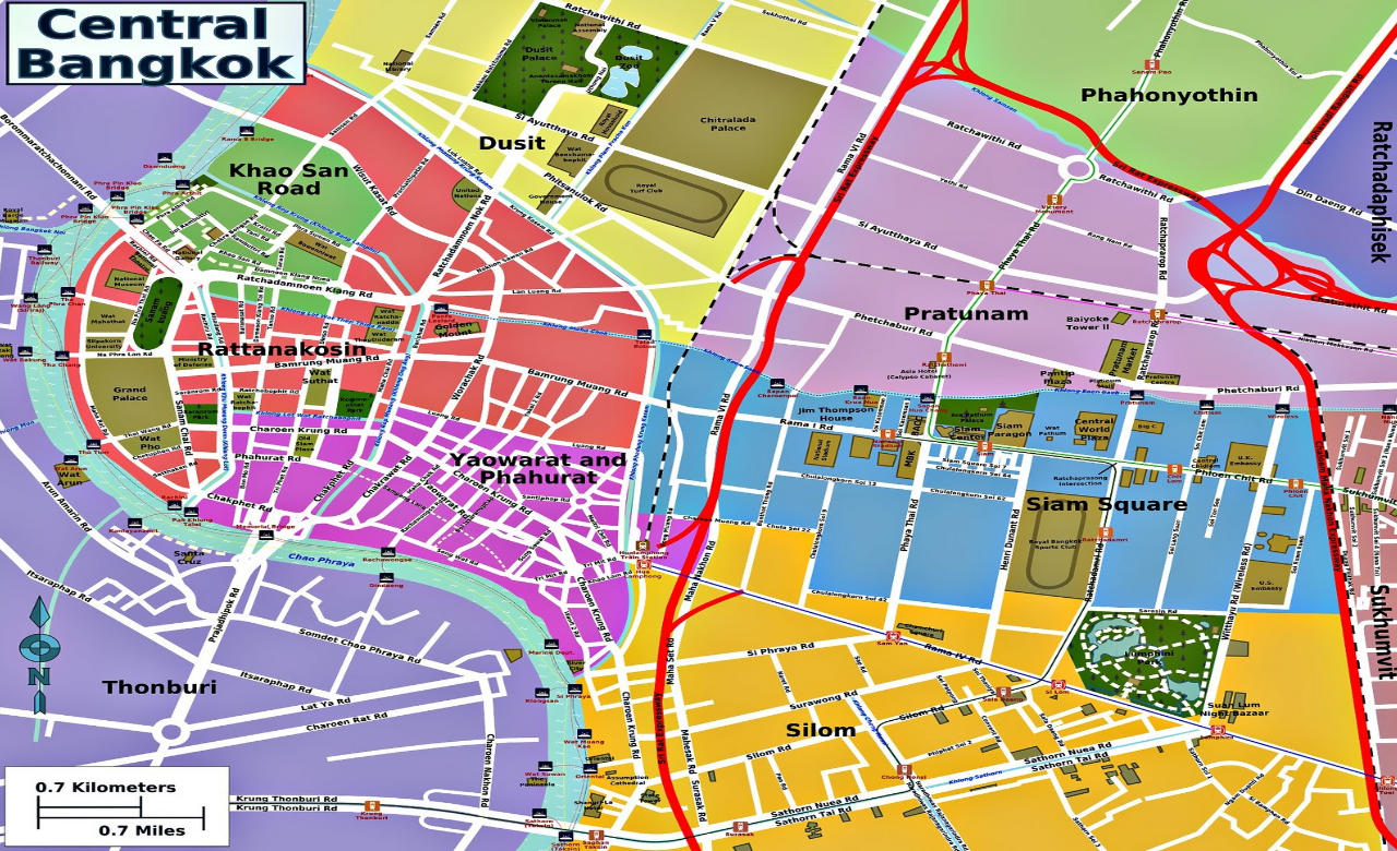Geography of Bangkok in 2026 with Flamingo Travels — free download